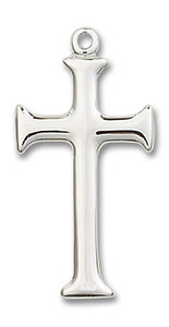 Large St John Large Cross Pendant - Sterling Silver 1 x 1/2 6008SS Large St John Large Cross Pendant - Sterling Silver 1 x 1/2 6008SS