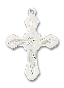 Cross Pendant - Sterling Silver 7/8 x 5/8 6036SS5 Cross Pendant - Sterling Silver 7/8 x 5/8 6036SS5
