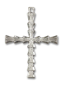 Extra Large Cross Pendant - Sterling Silver 1 3/8 x 1 6068SS Extra Large Cross Pendant - Sterling Silver 1 3/8 x 1 6068SS