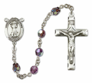 St Francis of Assisi Sterling Silver Rosary - 16 Color Options 8036/0644 St Francis of Assisi Sterling Silver Rosary - 16 Color Options 8036/0644