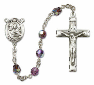 St John The Apostle Sterling Silver Rosary - 16 Color Options 8056/0644 St John The Apostle Sterling Silver Rosary - 16 Color Options 8056/0644