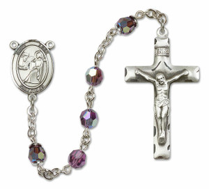 St Luke The Apostle Sterling Silver Rosary - 16 Color Options 8068/0644 St Luke The Apostle Sterling Silver Rosary - 16 Color Options 8068/0644