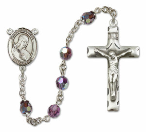 St Philomena Sterling Silver Rosary - 16 Color Options 8077/0644 St Philomena Sterling Silver Rosary - 16 Color Options 8077/0644