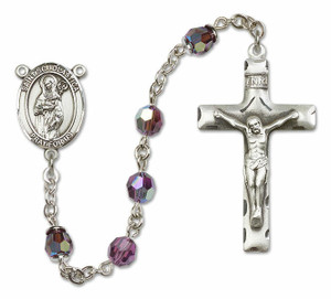 St Scholastica Sterling Silver Rosary - 16 Color Options 8099/0644 St Scholastica Sterling Silver Rosary - 16 Color Options 8099/0644