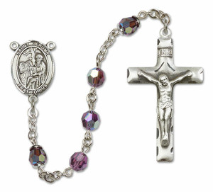 St Jerome Sterling Silver Rosary - 16 Color Options 8135/0644 St Jerome Sterling Silver Rosary - 16 Color Options 8135/0644
