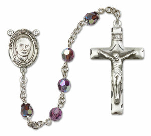 St Hannibal Sterling Silver Rosary - 16 Color Options 8327/0644