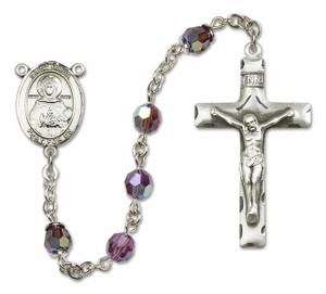St Daria Sterling Silver Rosary - 16 Color Options 8396/0644
