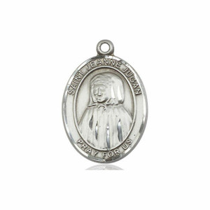 St Jeanne Jugan Medal - Sterling Silver Oval Pendant 3 Sizes St Jeanne Jugan Medal - Sterling Silver Oval Pendant 3 Sizes