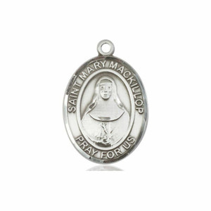 St Mary Mackillop Medal - Sterling Silver Oval Pendant 3 Sizes St Mary Mackillop Medal - Sterling Silver Oval Pendant 3 Sizes