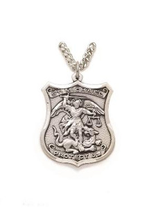 St. Michael Police Pendant Necklaces 