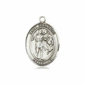 St. Sebastian Medals & Necklaces - Sterling Silver & Gold Pendants