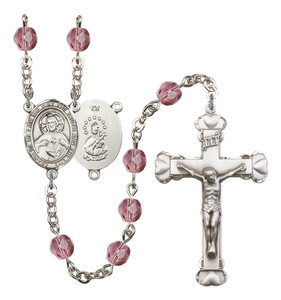 Scapular Rosary - 6MM Fire Polished Beads 8098SS