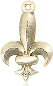 Gold Fleur de Lis pendant Gold Fleur de Lis pendant