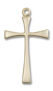 Cross Pendant - 14kt Gold 2 Sizes Cross Pendant - 14kt Gold 2 Sizes