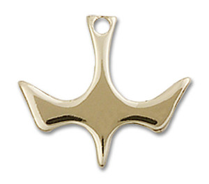 Holy Spirit Dove Pendant Charm - 14kt Gold 5431 Holy Spirit Dove Pendant Charm - 14kt Gold 5431