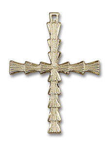 Extra Large Cross Pendant - 14kt Gold 1 3/8 x 1 6068 Extra Large Cross Pendant - 14kt Gold 1 3/8 x 1 6068