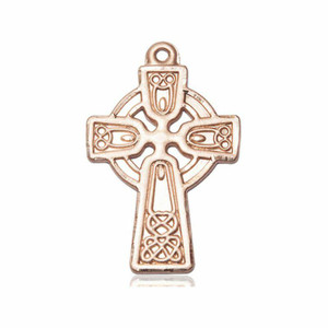 Extra Large Celtic Cross Pendant - 14kt Gold 1 3/8 x 7/8 6214 Extra Large Celtic Cross Pendant - 14kt Gold 1 3/8 x 7/8 6214