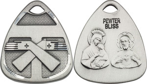 Franciscan Scapular Medal - Sterling Silver 1" x 3/8" Pendant Franciscan Scapular Medal - Sterling Silver 1" x 3/8" Pendant