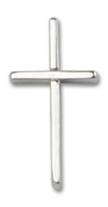 Thin Cross Pendant Charm - Sterling Silver 0014SSS Thin Cross Pendant Charm - Sterling Silver 0014SSS