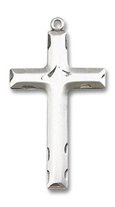 Extra Large Simple Cross Pendant - Sterling Silver 1 5/8 x 7/8 0644YSS Extra Large Simple Cross Pendant - Sterling Silver 1 5/8 x 7/8 0644YSS