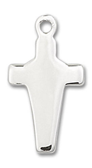 Cross Pendant - Sterling Silver 5/8 x 1/4 2526SS