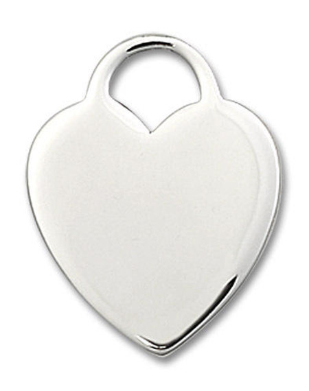 Heart Pendant - Sterling Silver 3/4 x 5/8 3200SS