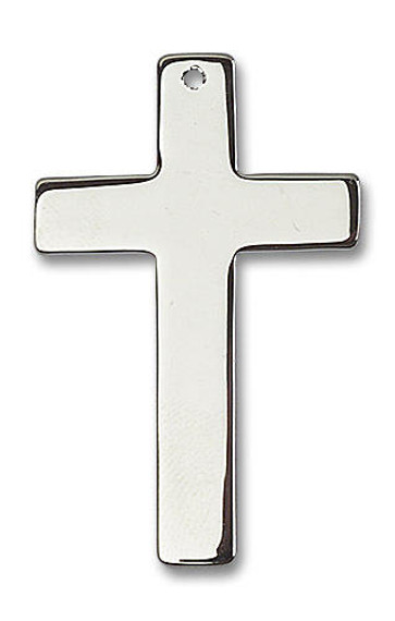 Extra Large Simple Cross Pendant - Sterling Silver 1 3/4 x 1 5735SS