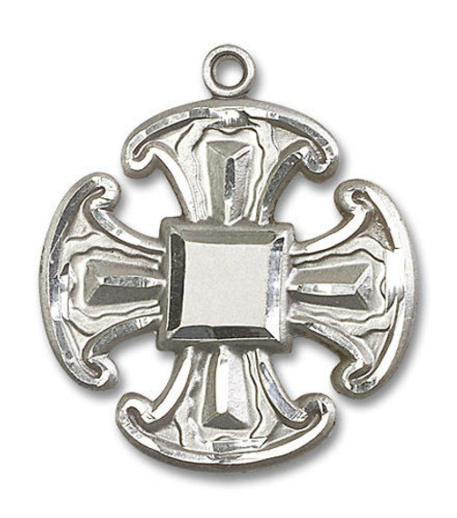 Extra Large Cross Pendant - Sterling Silver 1 1/2 x 1 1/4 6066SS