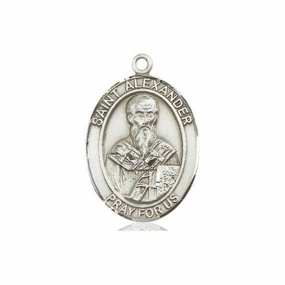 St Alexander Sauli Medal - Sterling Silver Oval Pendant 3 Sizes