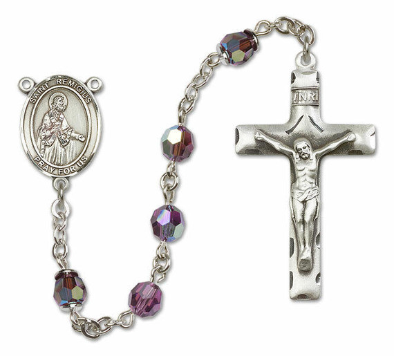 St Remigius of Reims Sterling Silver Rosary - 16 Color Options 8274/0644