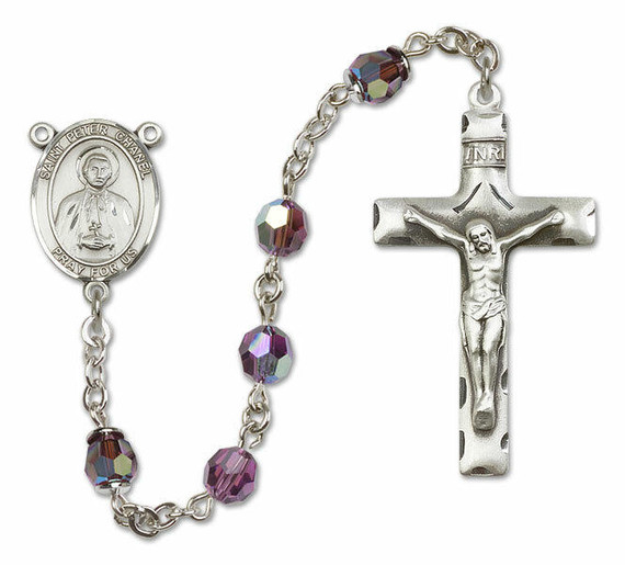 St Peter Chanel Sterling Silver Rosary - 16 Color Options 8397/0644