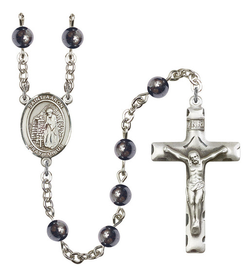 St Aaron Rosary - 7 Bead Options 8254SS
