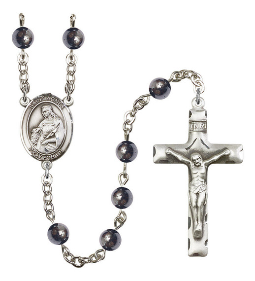 St Agnes of Rome Rosary - 7 Bead Options 8128SS