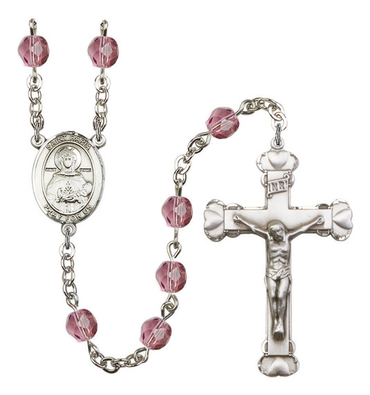 St Daria Rosary - 6MM Fire Polished Beads 8396SS