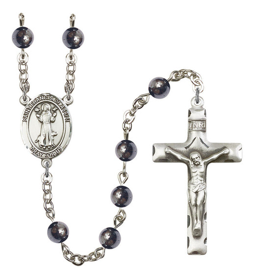 St Francis of Assisi Rosary - 7 Bead Options 8036SS