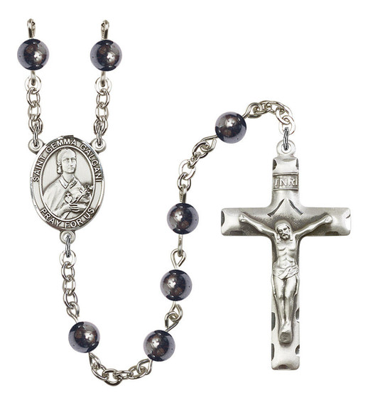 St Gemma Galgani Rosary - 7 Bead Options 8130SS