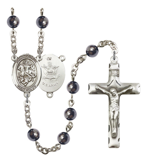 St George / Army Rosary - 7 Bead Options 8040SS2