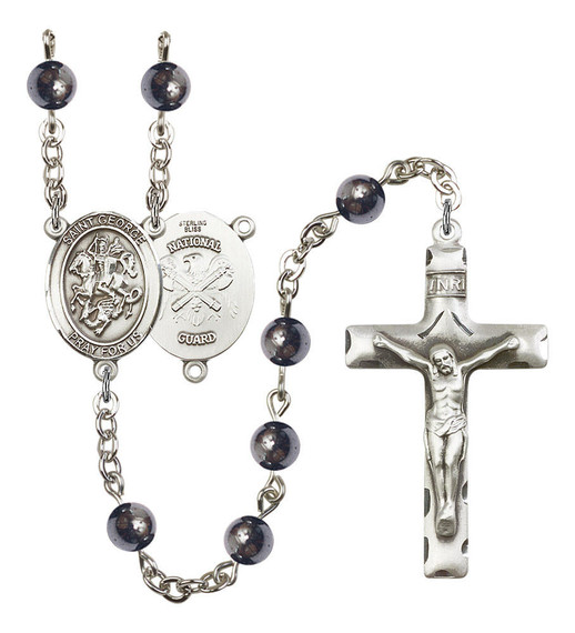 St George / National Guard Rosary - 7 Bead Options 8040SS5
