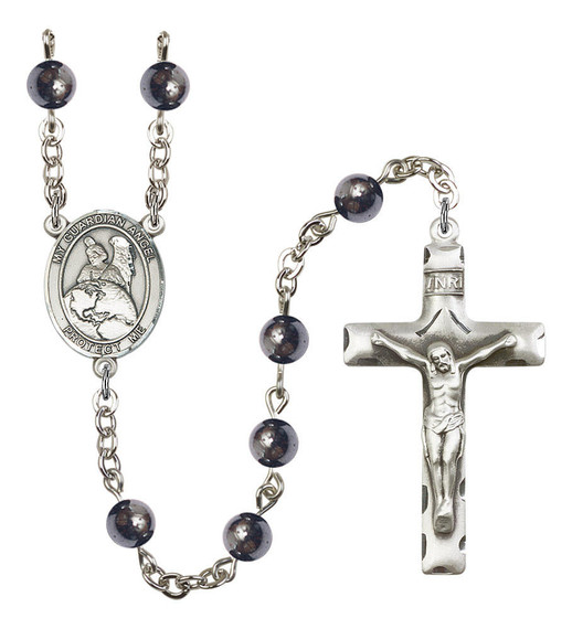 Guardian Angel Protector Rosary - 7 Bead Options 8440SS