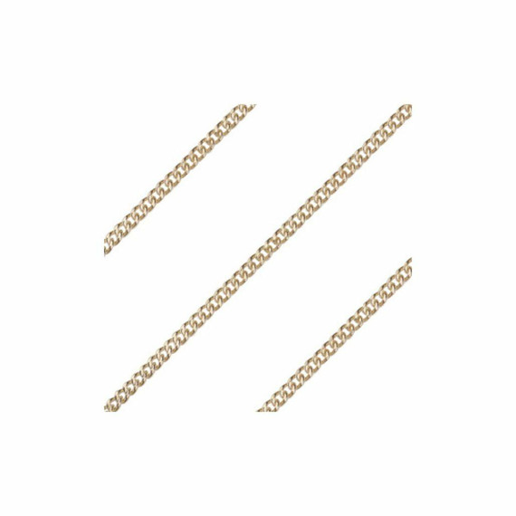 30 Inch 14KT Gold Semi Heavy Curb Endless Chain