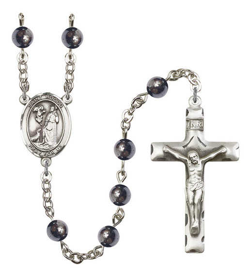 St Rocco Rosary - 7 Bead Options 8377SS