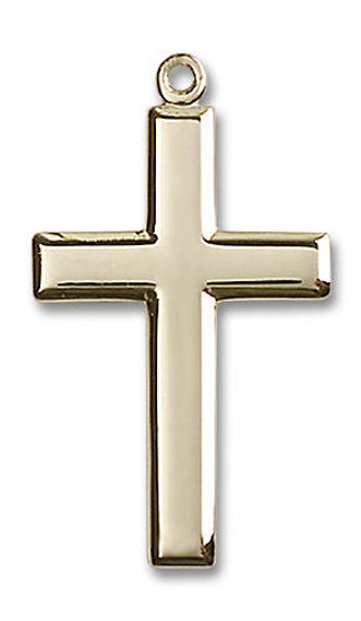 Simple Large Cross Pendant - 14kt Gold 1 1/8 x 5/8 2190