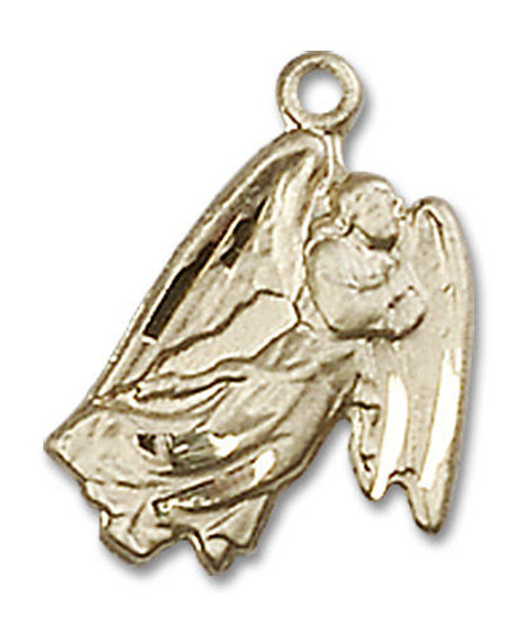 Guardian Angel Pendant - 14kt Gold 5/8 x 1/2 5642