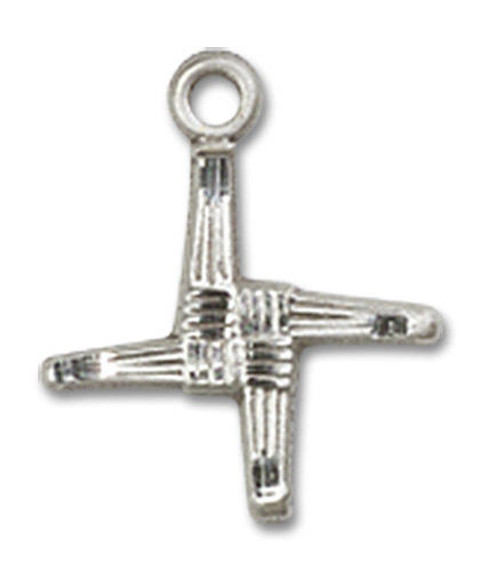 St Brigid Cross Pendant Charm - Sterling Silver 0291SS