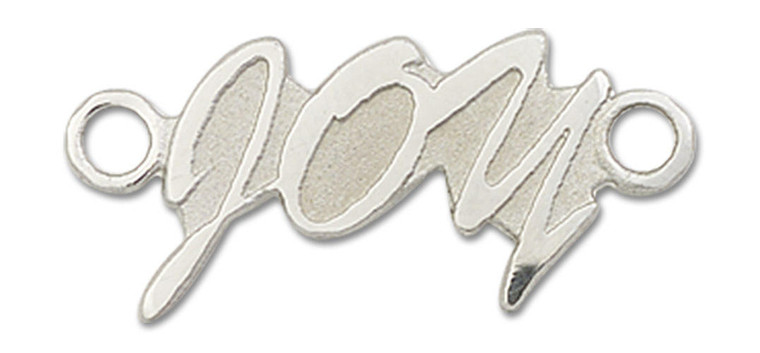 Joy Sideways Pendant - Sterling Silver 5918SS