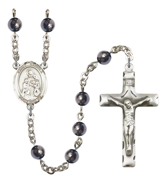 St Angela Merici Rosary - 7 Bead Options 8284SS