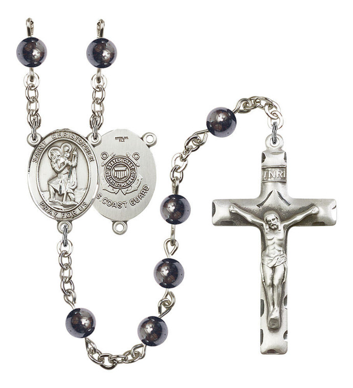 St Christopher / Coast Guard Rosary - 7 Bead Options 8022S3SS