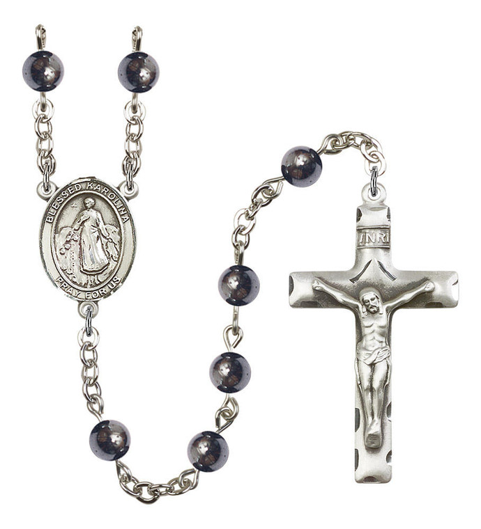 Blessed Karolina Kozkowna Rosary - 7 Bead Options 8283SS