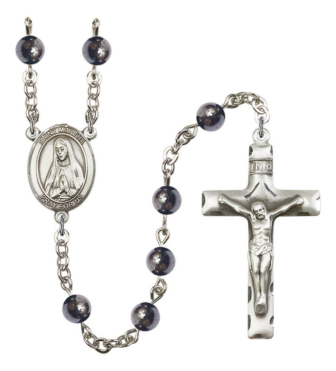 St Martha Rosary - 7 Bead Options 8075SS