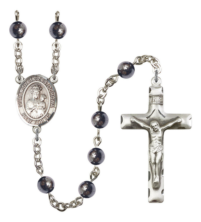 Our Lady of Czestochowa Rosary - 7 Bead Options 8421SS